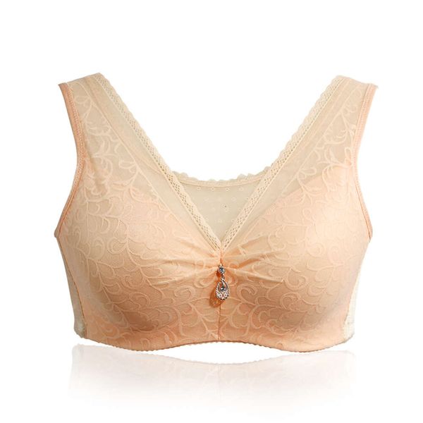 Accessoires de costumes 6042 Sous-vêtements sexy en dentelle Soutien-gorge de mastectomie avec poches pour prothèse mammaire artificielle femme sans anneau en acier