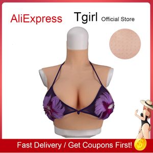 Accessoires de costumes 6ème génération sans huile conception à virgule flottante faux seins formes respirant énorme seins silicone transgenre crosscommode