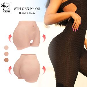 Kostuum Accessoires 8TH Siliconen Realistische Vagina Slipje Geen Olie Butt Hip Enhancer Kut Broek voor Shemale Crossdresser Transgender