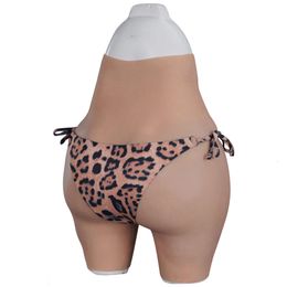 Accessoires de costumes Pantalon en silicone Ass Hip Up avec culotte de chatte Faux tube vaginal pour crossdresser transgenre Halloween Cosplay femme