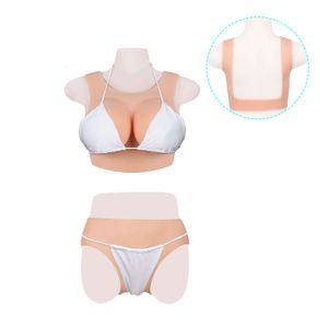 Accessoires de costumes Combo Vente Creux Dos Poitrine Formes B C D E G COUPE et Culotte Silicone Pénétrable Vagin Boxer Slip Hommes 1G