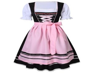 Kostuumaccessoires dames Oktoberfest Dirndl Taverniere Festival Carnival Degevisement Short 3pc serveerster biermeisje meisje fancy dre1224996