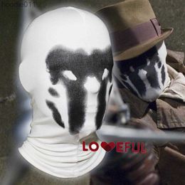 Accessoires de costumes nouvelle qualité mignon gardiens Rorschach masque Cosplay Costume bande dessinée masque Watchmen303T L230918