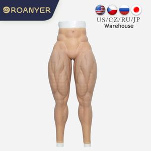 Accessoires de costume réaliste en silicone, faux pantalon musculaire, simulation artificielle, fausse jambe pour homme et femme, FTM Cosplay transgenre