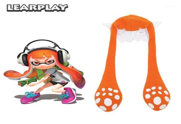 Accesorios de disfraces Splatoon 2 Splatfest Inkling Squid Cosplay Hat Mask Fiest Balaclava Carniva Funny Carniva Regalo para niños adultos9549381