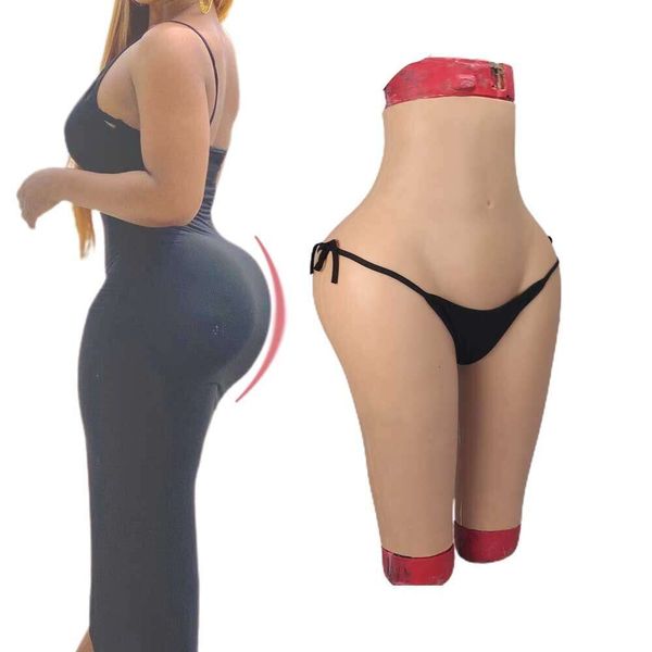 Accessoires de costumes Femme aux hommes Cosplay Vagin Culotte Crossdresser Shemale Transgenre Sexy 1,57 pouces Big Hanches et fesses Pantalon en silicone