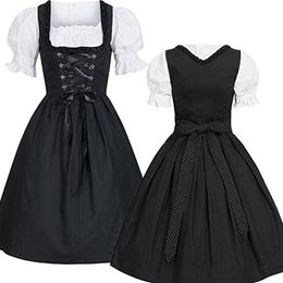 Accessoires de costumes Xxxxxl Xxxxl Plus Taille Femmes Allemand Dirndl Robe Traditionnelle Bavaroise Bière Fille Oktoberfest Costumes Fo198Z