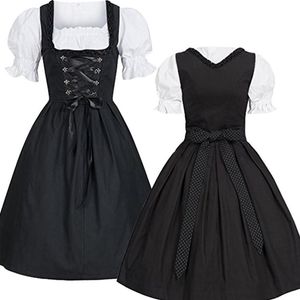 Kostuumaccessoires xxxxxl xxxxl plus size dames Duitse dirndl jurk traditionele Beierse biermeisje Oktoberfest kostuums FO2728