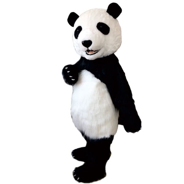 Costume Panda géant ours polaire, accessoire de spectacle de marche, Costume personnalisé en peluche pour adultes, tenues de dessin animé, annonce de carnaval
