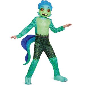 Costume d'halloween Luca pour enfants, journée de l'amitié d'été, mascotte de mer Alberto, monstre cos, jeu de rôle, fête du festival