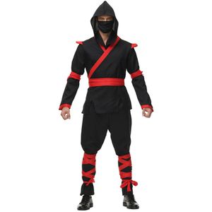 Disfraz de Halloween Masculino Ninja Cosplay Men S Guerrero Black Samurai Uniformes Fiesta de vacaciones Carnaval Vestido Amurai S