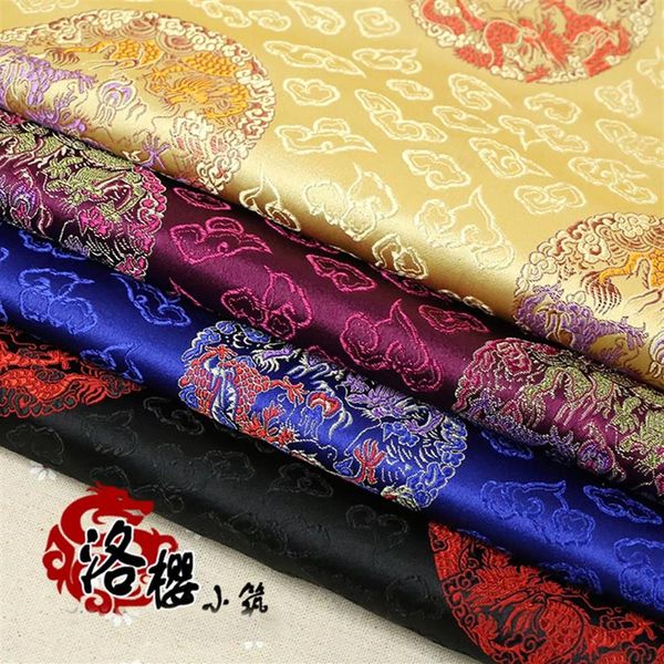 Costume hanfu cérémonié acajou coussin oreiller tissu tang costume vêtements tissé damassé jacquard brocart tissu-183b