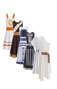 Kostuum Rey Costume Leia R2D2 Darth Vador BB8 BB8 C3PO Family Halloween Cosplay Cosplay Cosplay Costumes 2207071294463