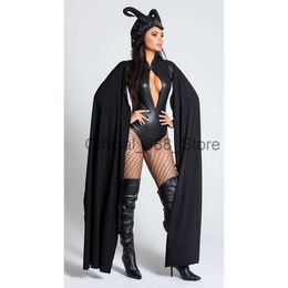 Costume sexy femelle sorcière vampire cosplay uniformes body noir costumes halloween for women x0809