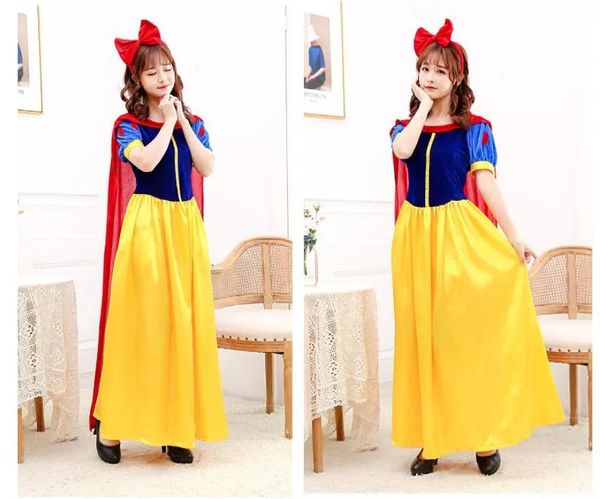 Tema de disfraces Costume Halloween Princesa Princess Juego uniforme ADT Stage Performance Cuentos de hadas Cosplay vestidos de vestidos que incluyen