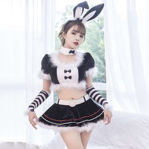 Costume femme, ensemble de noël Halloween, Cosplay pour fille lapin, Costume de spectacle japonais, uniforme Sexy 887764