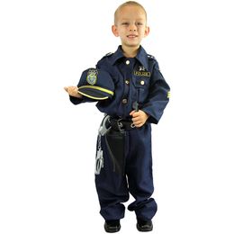 Kostuums cosplay Officier Halloween Kostuum voor Kinderen Jongens Amerika Politie Shirt Broek Hoed Riem Fluitje Pistool Holster Walkie Talkie Cop Setcospl