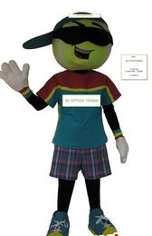 Costumi Il costume personalizzato della mascotte del tennis aggiunge un logo spedizione gratuita