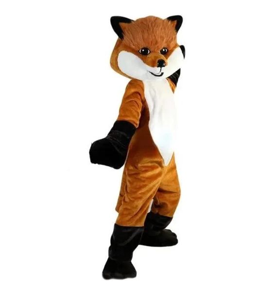 Costumes Fursuit personnalisé renard à poil long mascotte Costume loup chien dessin animé mascotte marche marionnette Animal Costume