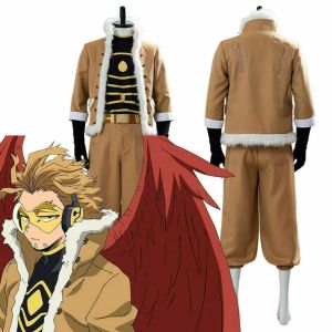 Kostuums Mijn Held Academia Heros Rising Keigo Takami Hawks Cosplay Kostuum291g