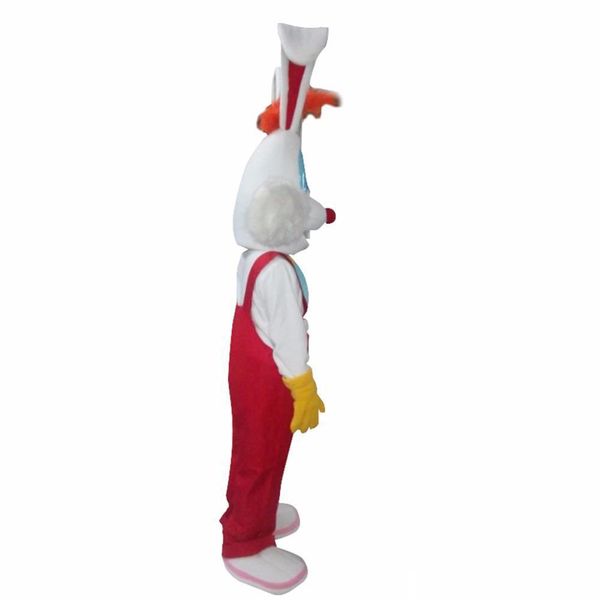 Costumes nouvelle vente d'usine chaude sur mesure CosplayDiy unisexe mascotte Costume Roger lapin mascotte Costume