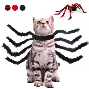 Costumes Pet Cosplay Clothes Halloween Costumes Spider Funny Harness For Party Cat Supplies Chog Clothing Accessoires Navidad