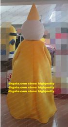 Costumes chapeau jaune garçon Bumba mascotte Costume adulte personnage de dessin animé tenue Costume dessin animé Figure Performn agissant CX041