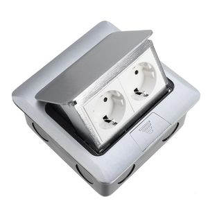 COSWALL alle aluminiumpaneel EU-standaard pop-up vloer socket 2-weg elektrische uitlaat modulaire combinatie aangepaste beschikbare Russische spot