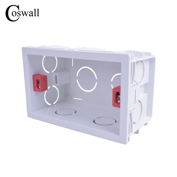 Coswall para un interruptor de pared de 118 mm*72 mm y el enchufe súper calidad US / Tailandia Caja de montaje interno estándar Casete posterior