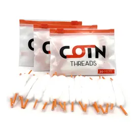 Cotn Wick Cotton Boelace Prebuilt Shoelace Algodón orgánico RDA Herramienta de alambre de calefacción