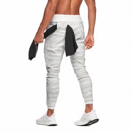 Cott Running Jogging Pantalons Men Hip Hop Joggers Streetwear Camo White Gym Tableau Training Bottoms Pantalons Swirt Leggings C9WB #