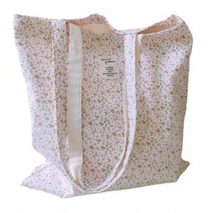 cott femmes boutique sac pour épicerie toile grand réutilisable pliable Shopper sacs à bandoulière étudiantes livres fourre-tout sacs à main 01fW #