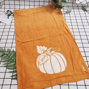 Katoen 39 * 64cm / 15 * 25 inch Halloween Handdoek Zachte Super Absorberende Afvoersvragingen Sneldrogend Haar Badkamer Keuken Handdoeken Home Glas Schotel Cleaning Wipe Cloth Gift HY0161