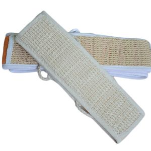 Brosses à récurer en coton et lin, longue bande de bain double face, sangle arrière du corps, bain-douche, masseur, épurateur de Spa