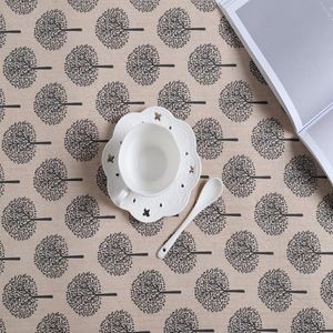 Coton et lin torchon feuille impression serviette de table absorption d'eau dîner tissu beaucoup de styles 4 5sd C 100