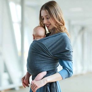 Emballage de bébé en coton Stretch Cotton Travel Emballage pour les nés des jeunes enfants Baby Sling 0-36 mois 240426