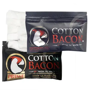 Cotton Bacon Prime Gold Version Bacon Cotton pour Rda Rba Wire Diy Tool Accessoires