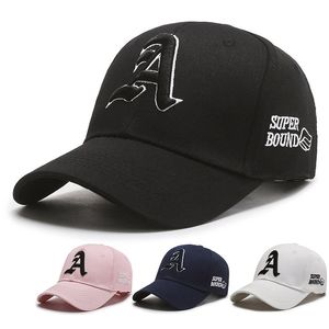 Coton Baseball Cap pour femmes et hommes Casculé Snapback Hat CHAPE DE MODE LETTERE
