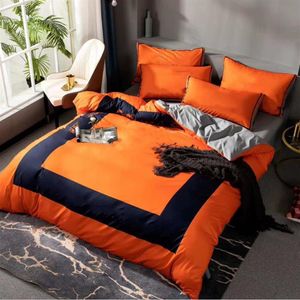 Juegos de ropa de cama de algodón Queen Size Adult Designer Funda de edredón Fundas de almohada Sábana Duvet326n