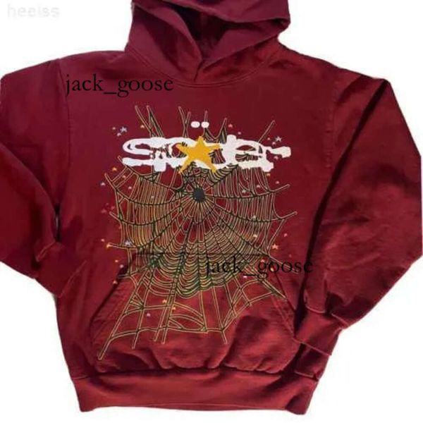 Baumwolle Break Planet Hoodie Spider-Trainingsanzug sp5der Sweatshirts Herren Hoodies Sweatshirts Spder Worldwide Hoodie Größe Small Maroon Spider Web Young Thughrqy 974