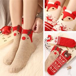 Cotton Christmas Socks Decorations For Home Xmas Gifts Cristmas Decoratie Jaar Tree Y201020