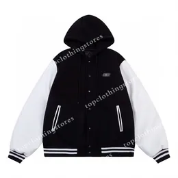 Baumwolle Designer Jacken Herren Windjacke Varsity Herren Baseball Hip Hop Harajuku Brief Patchwork Leder Tianma Stickerei Streetwear Männer Unisex Mäntel yf123012