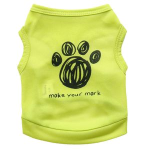 Vêtements en coton pour chiens, T-Shirt pour animaux de compagnie, vêtements d'été respirants et confortables pour animaux de compagnie, gilet pour chiens, faites votre marque d'empreinte