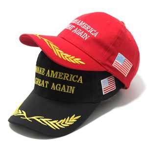 Katoenen Donald Trump-hoeden Borduren Make America Great Again Modieus Verstelbare Trump-baseballpetten voor heren met Amerikaanse vlag Amerikaanse presidentsverkiezingen Dames Sport Snapback