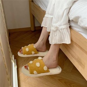 Katoenen platte vrouwen thuis slippers warm schattig 187 casual en comfortabele slippers..957 890