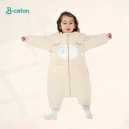 Cotton Kids Baby Single Bacs Bats Toddle Outumn Winter Engrose el algodón cálido de algodón desmontable de dormir para niños Pajama de pijama 2312227