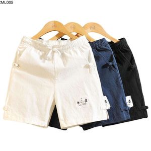 Coton Linen Mens Shorts Lieu Design design Hommes Genou Longueur Chinois Place Homme Bermuda Pantalon Short