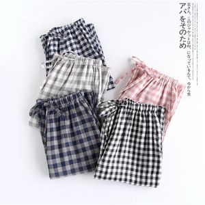 Pantalones caseros de material de algodón para mujer Pantalones de pijama para mujer Pantalones de pijama Hip 96-106cm 478