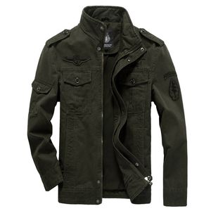 Chaqueta militar de algodón Hombres Otoño Abrigo de primavera Soldado MA1 Estilo Chaquetas del ejército Marca masculina Chaquetas de bombardero para hombre Tallas grandes M-6XL 200919