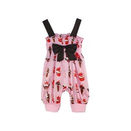 Katoen pasgeboren kleding 2018 zomer baby baby meisjes kleding boutique meisjes kleding jarretel romper jumpsuit baby kinderkleding outfits